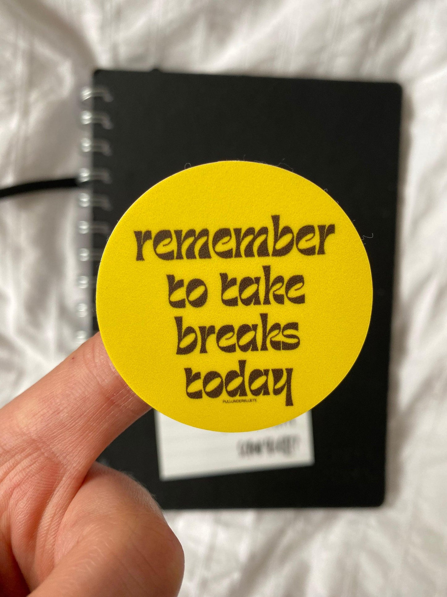 STICKER "take breaks" - self love, self care